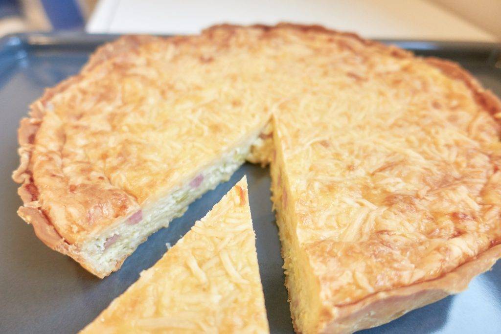 Ham en prei quiche