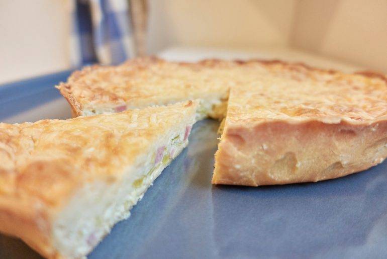 Ham en prei quiche