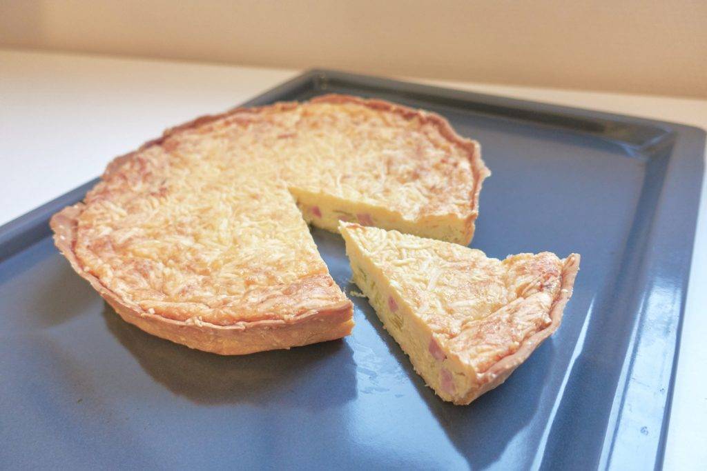 Ham en prei quiche